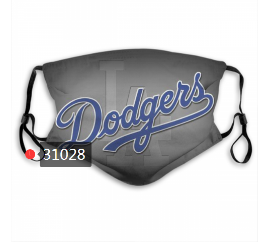 2020 Los Angeles Dodgers Dust mask with filter 54->mlb dust mask->Sports Accessory